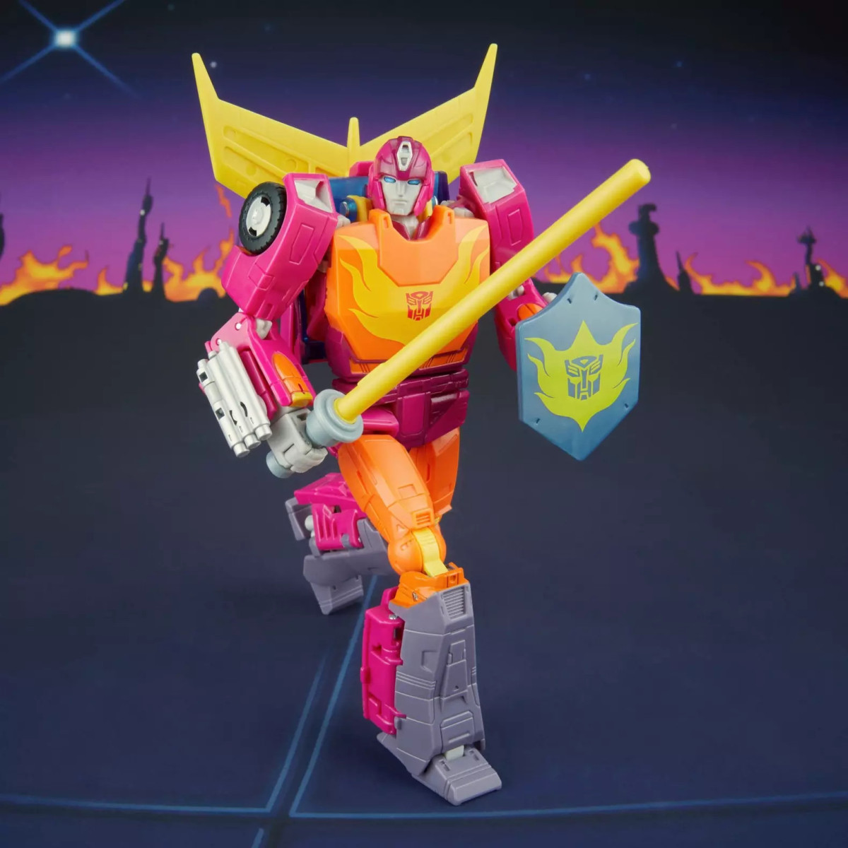 Hasbro - Transformers The Movie - HOTROD Classe Voyager - Collezione Studio Series MTMTE