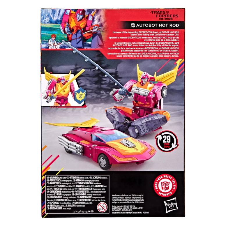 Hasbro - Transformers The Movie - HOTROD Classe Voyager - Collezione Studio Series MTMTE