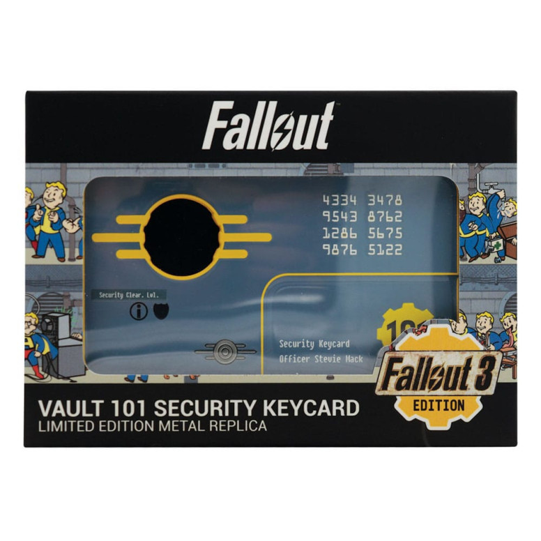FaNaTtiK - Fallout 3 repliche della chiave di sicurezza Vault 101 in edizione limitata