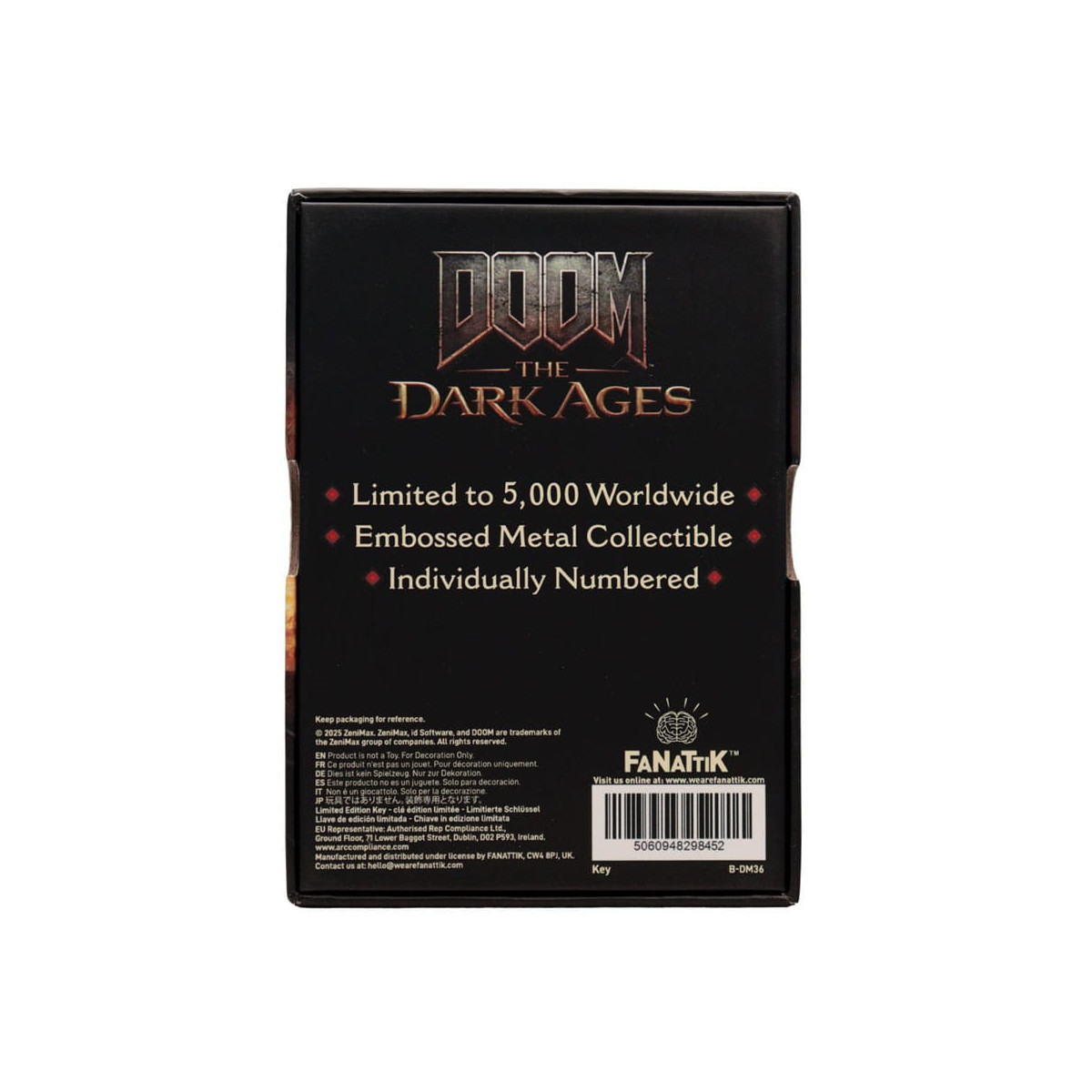FaNaTtiK - Doom: The Dark Ages, replica Secret Key Limited Edition