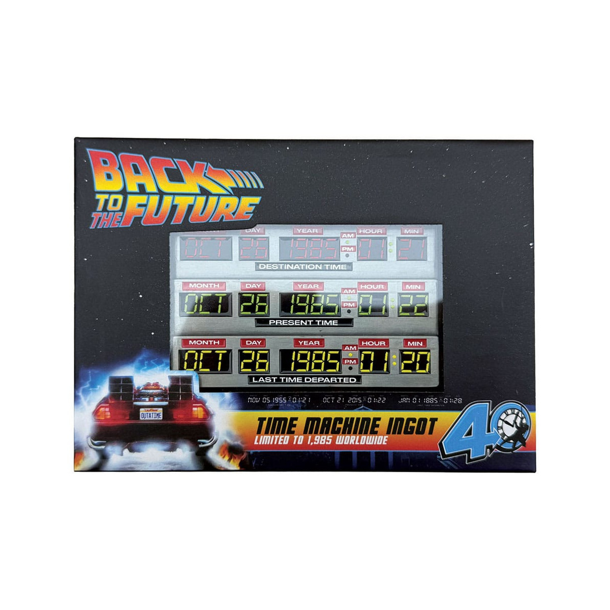 FaNaTtiK - Back To The Future Lingot 40° Anniversario Time Circuits Edizione Limitata
