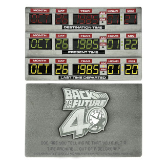 FaNaTtiK - Back To The Future Lingot 40° Anniversario Time Circuits Edizione Limitata