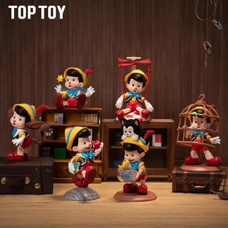 Toy Pop - Disney Pinocchio Growth Diary - set di 6 figurine in blind box