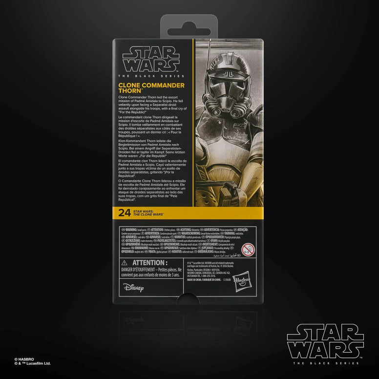 Star Wars The Black Series e - Comandante dei cloni Thorn - The Clone Wars