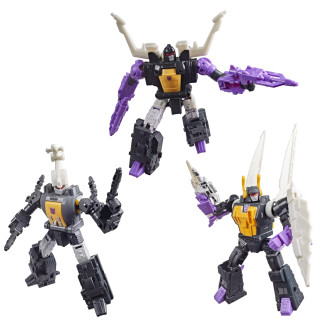 Hasbro - Transformers The Movie - Collezione Insecticon Bombshell, Insecticon Shrapnel e Insecticon Kickback - Collezione MTMTE