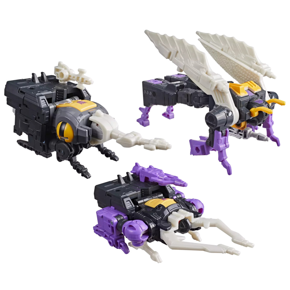 Hasbro - Transformers The Movie - Collezione Insecticon Bombshell, Insecticon Shrapnel e Insecticon Kickback - Collezione MTMTE