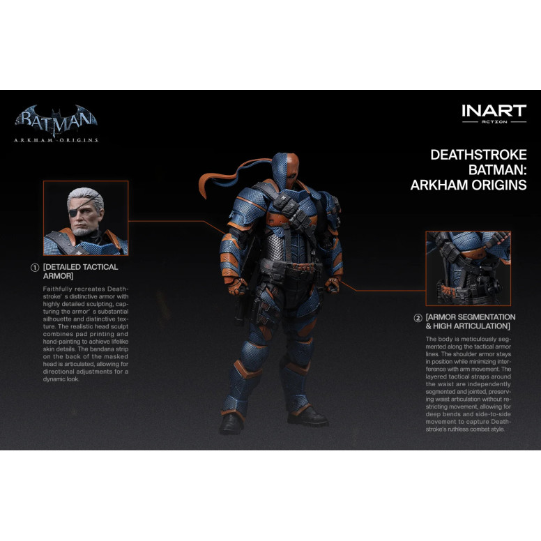 INART - Deathstroke - Batman: Arkham Origins - Figura in scala 1/12