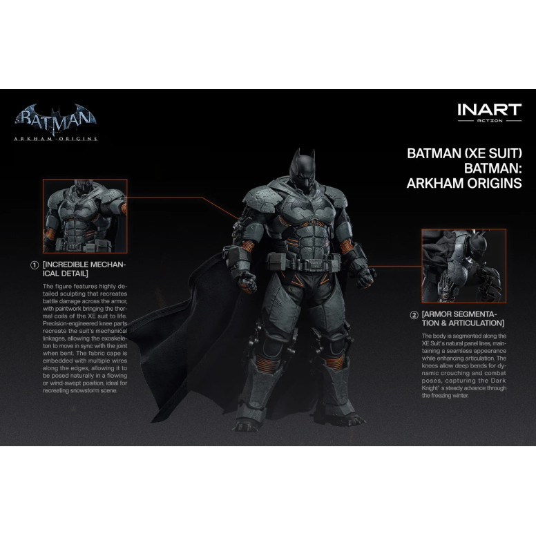 INART - Batman (XE Suit) - Batman: Arkham Origins - Figura in scala 1/12