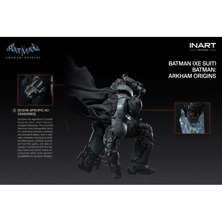 INART - Batman (XE Suit) - Batman: Arkham Origins - Figura in scala 1/12