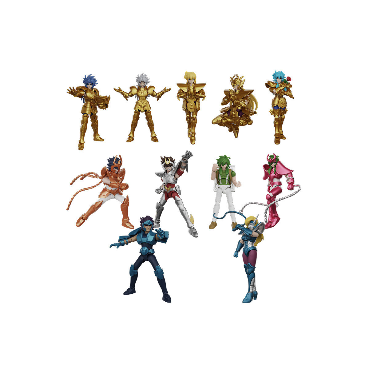 Blokees Saint Seiya - Galaxy Version 04 The Legacy of the Gold Saints - Assortimento di 9 modellini