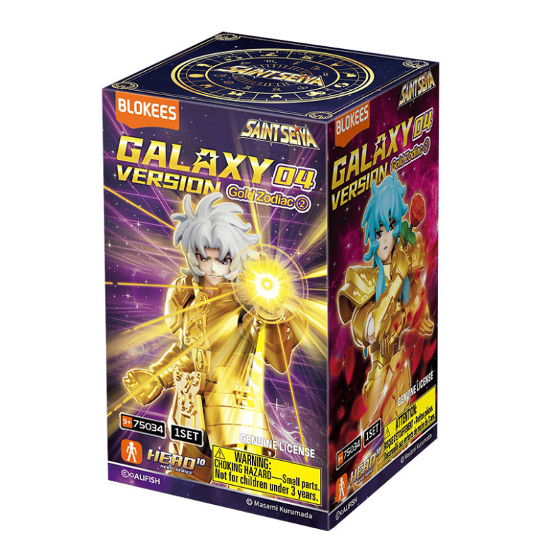 Blokees Saint Seiya - Galaxy Version 04 The Legacy of the Gold Saints - Assortimento di 9 modellini