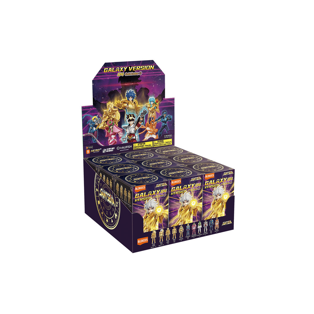 Blokees Saint Seiya - Galaxy Version 04 The Legacy of the Gold Saints - Assortimento di 9 modellini