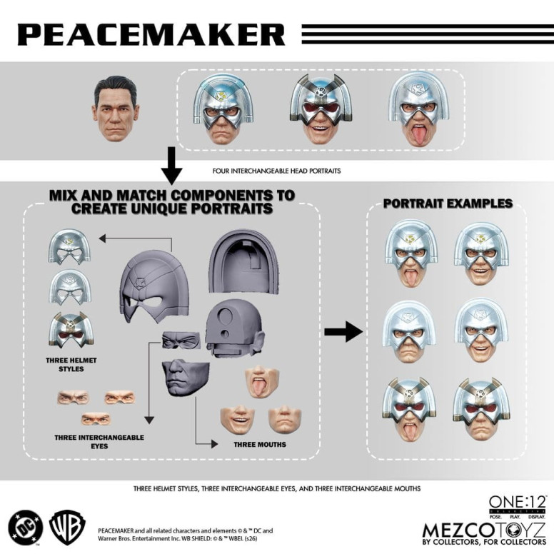 Mezco One 12 - PEACEMAKER - DC Comics