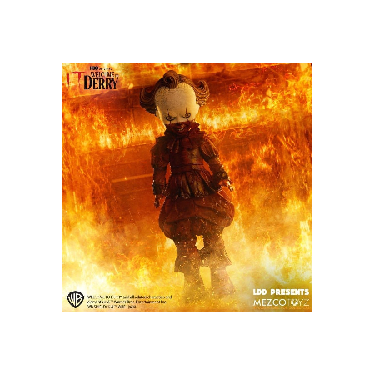 Mezco Living Dead Doll - It: Benvenuti a Derry - Pennywise