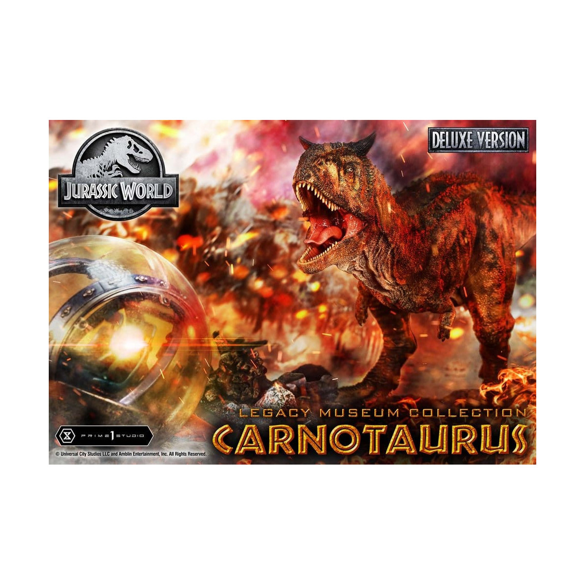 Prime 1 Studio - Jurassic World - Carnotaurus Legacy Museum Collection Deluxe Bonus Version 1/15