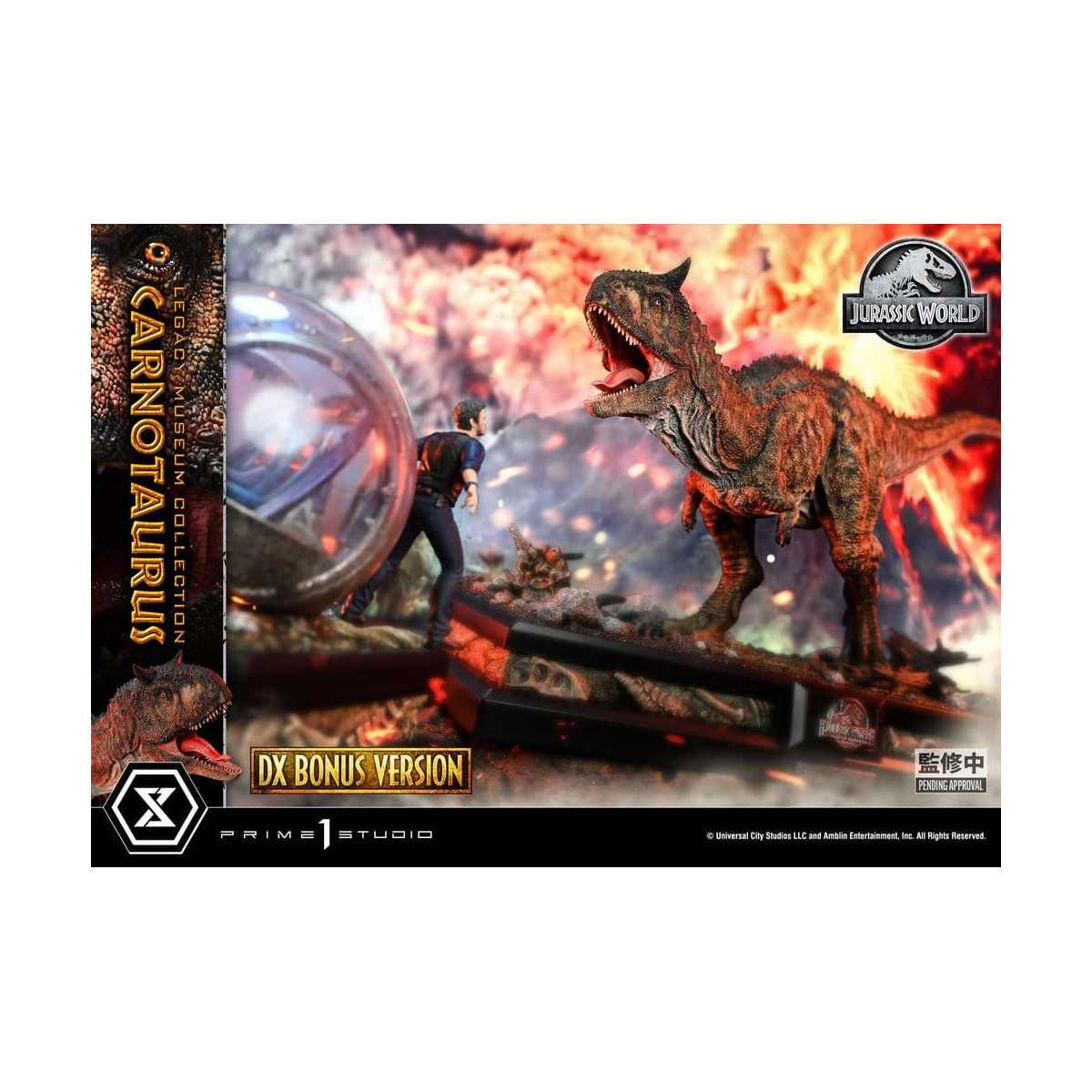 Prime 1 Studio - Jurassic World - Carnotaurus Legacy Museum Collection Deluxe Bonus Version 1/15