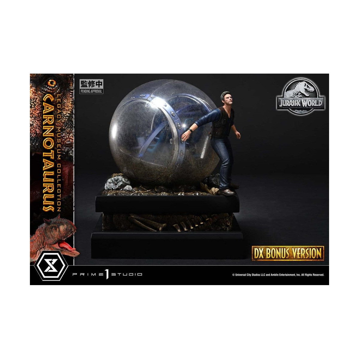 Prime 1 Studio - Jurassic World - Carnotaurus Legacy Museum Collection Deluxe Bonus Version 1/15