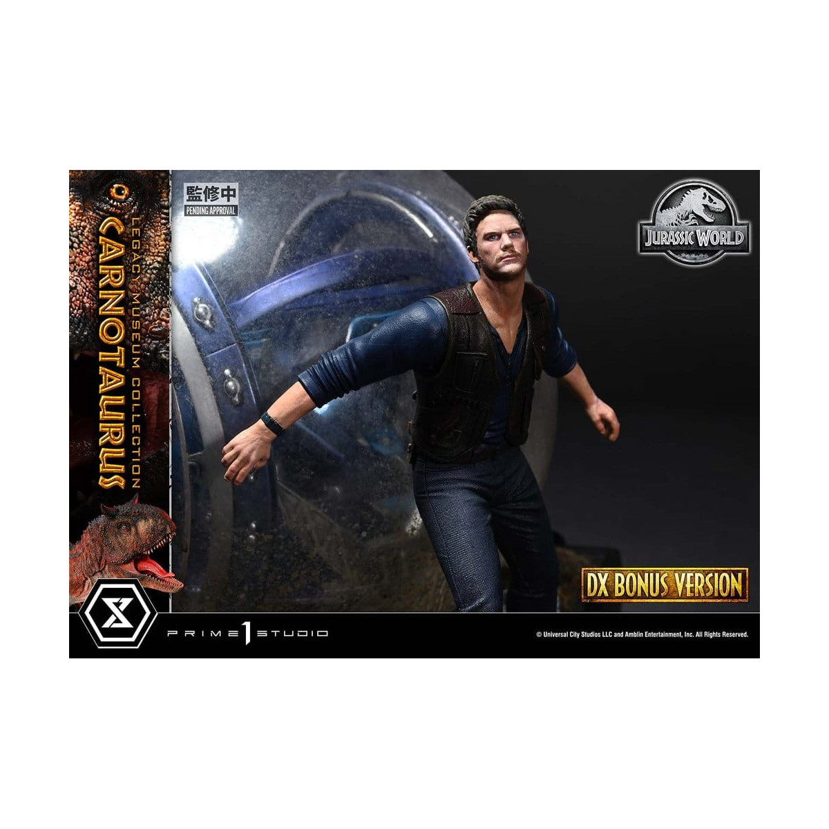 Prime 1 Studio - Jurassic World - Carnotaurus Legacy Museum Collection Deluxe Bonus Version 1/15