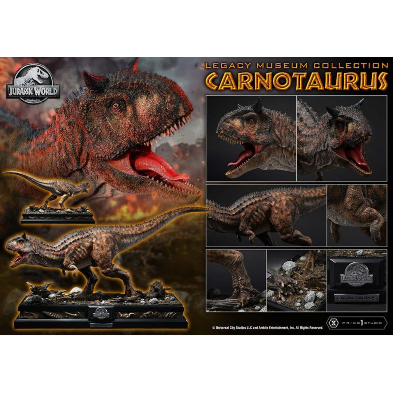 Prime 1 Studio - Jurassic World - Collezione del Museo Carnotaurus Legacy 1/15
