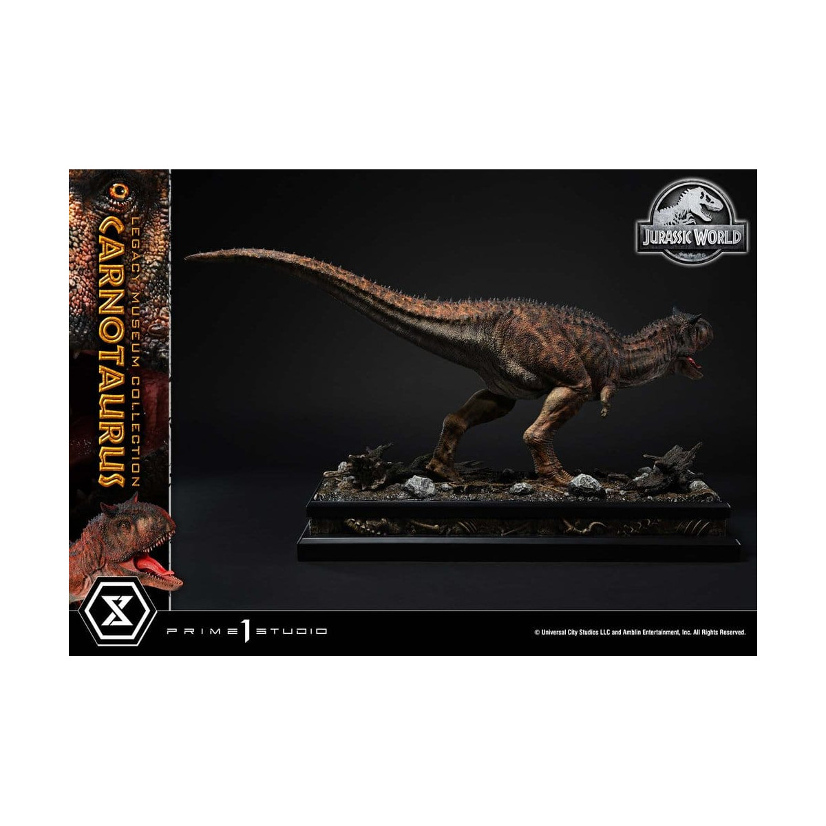 Prime 1 Studio - Jurassic World - Collezione del Museo Carnotaurus Legacy 1/15