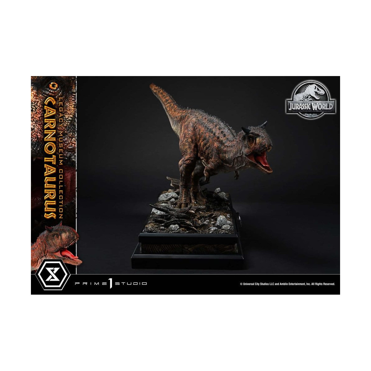 Prime 1 Studio - Jurassic World - Collezione del Museo Carnotaurus Legacy 1/15