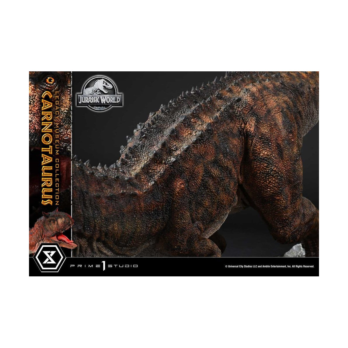 Prime 1 Studio - Jurassic World - Collezione del Museo Carnotaurus Legacy 1/15