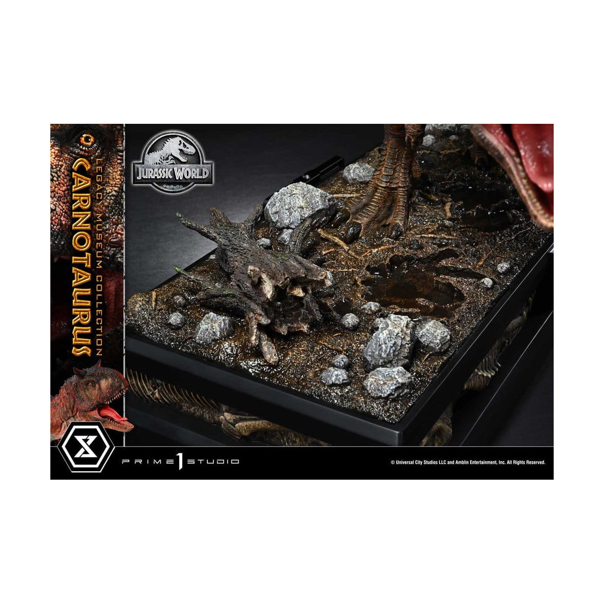 Prime 1 Studio - Jurassic World - Collezione del Museo Carnotaurus Legacy 1/15
