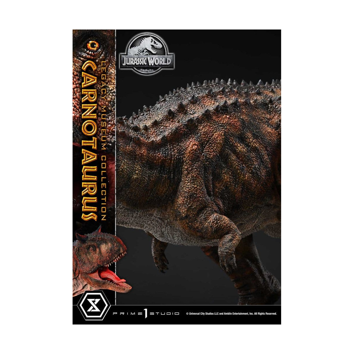 Prime 1 Studio - Jurassic World - Collezione del Museo Carnotaurus Legacy 1/15