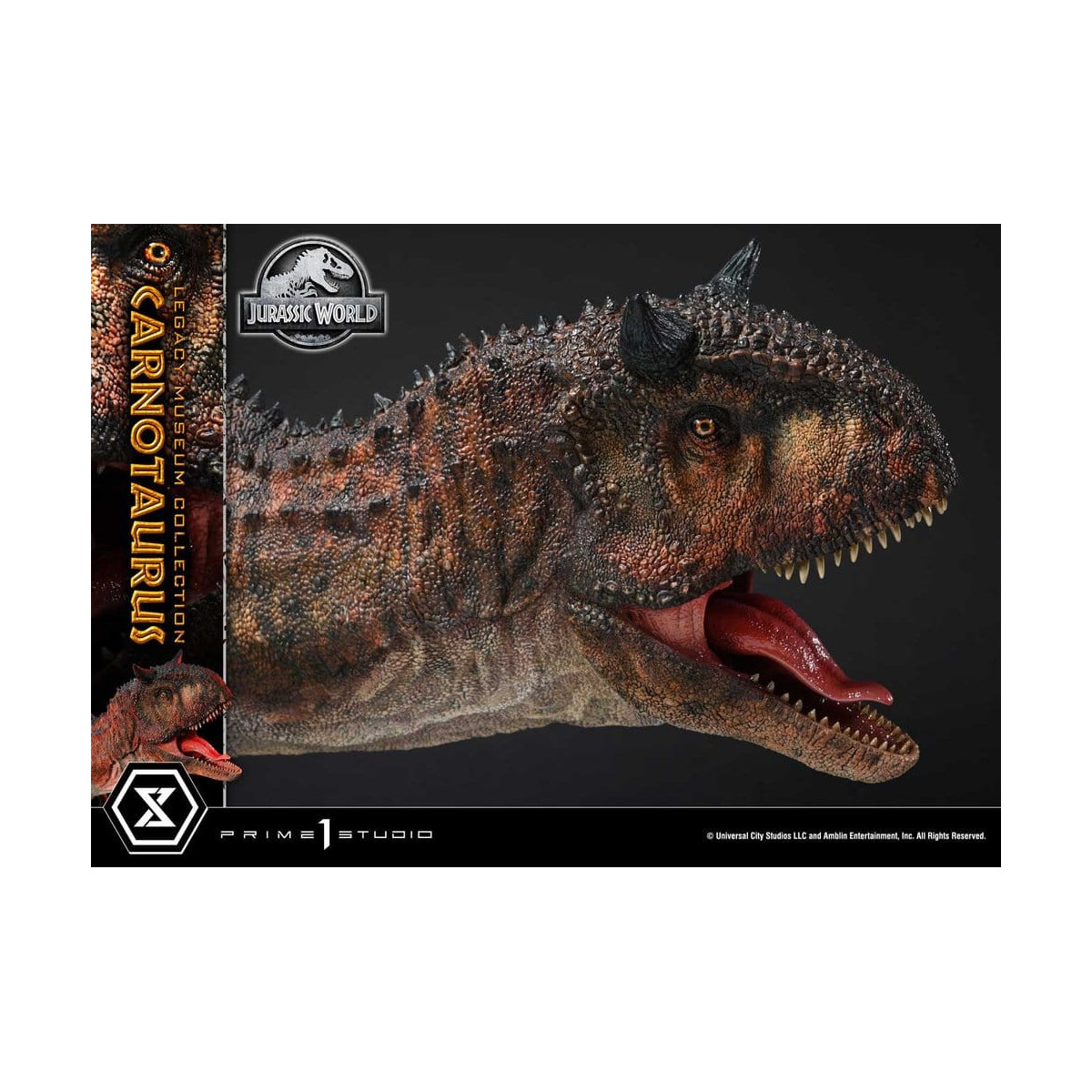 Prime 1 Studio - Jurassic World - Collezione del Museo Carnotaurus Legacy 1/15