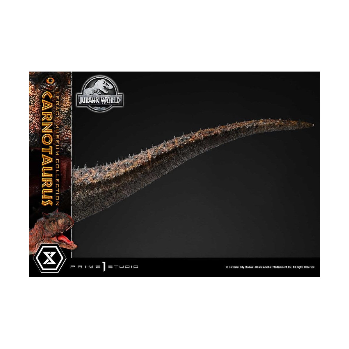 Prime 1 Studio - Jurassic World - Collezione del Museo Carnotaurus Legacy 1/15