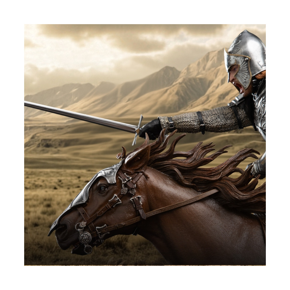 Weta Il Signore degli Anelli - Statua in scala 1/6 di Éomer "Piede di Fuoco" | Figurina