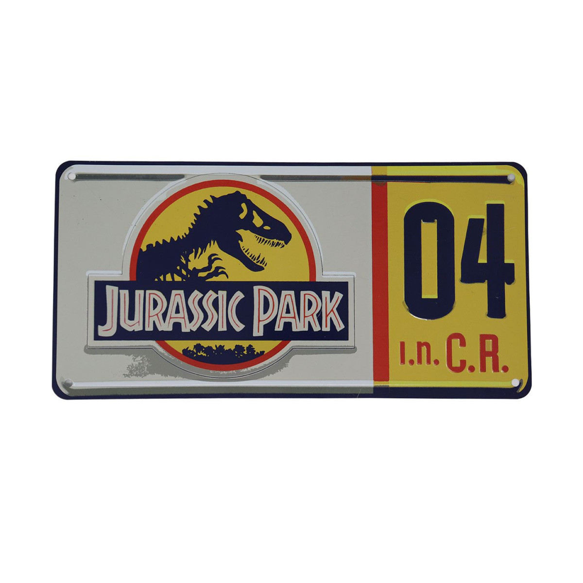 Doctor Collector - Jurassic Park: replica 1:1 della targhetta di Dennis Nedry