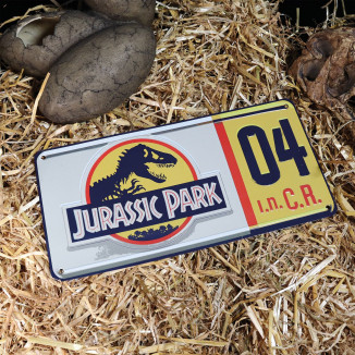 Doctor Collector - Jurassic Park: replica 1:1 della targhetta di Dennis Nedry