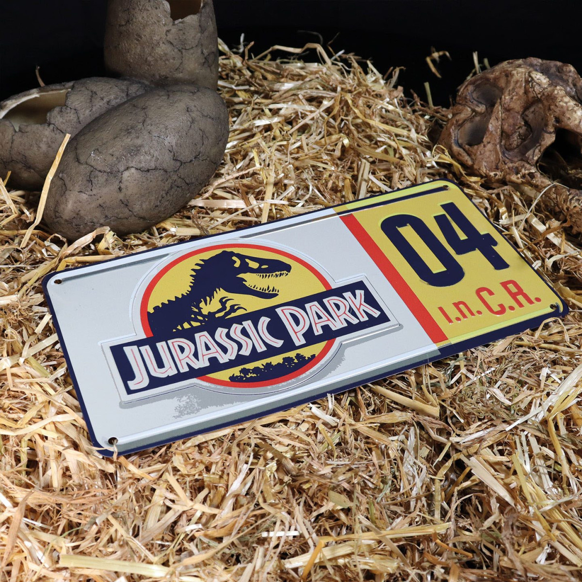 Doctor Collector - Jurassic Park: replica 1:1 della targhetta di Dennis Nedry