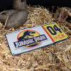 Doctor Collector - Jurassic Park: replica 1:1 della targhetta di Dennis Nedry