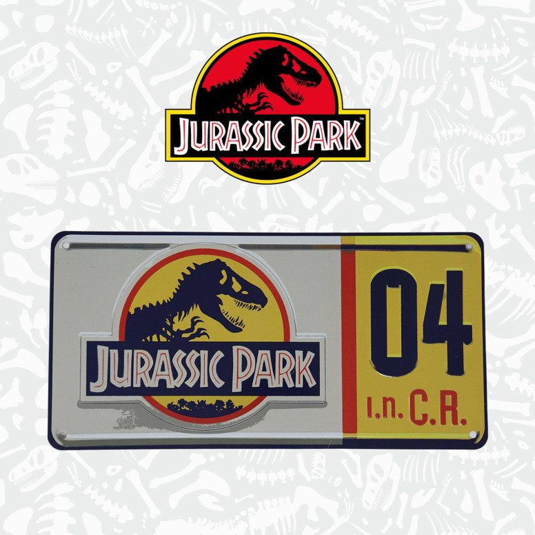 Doctor Collector - Jurassic Park: replica 1:1 della targhetta di Dennis Nedry