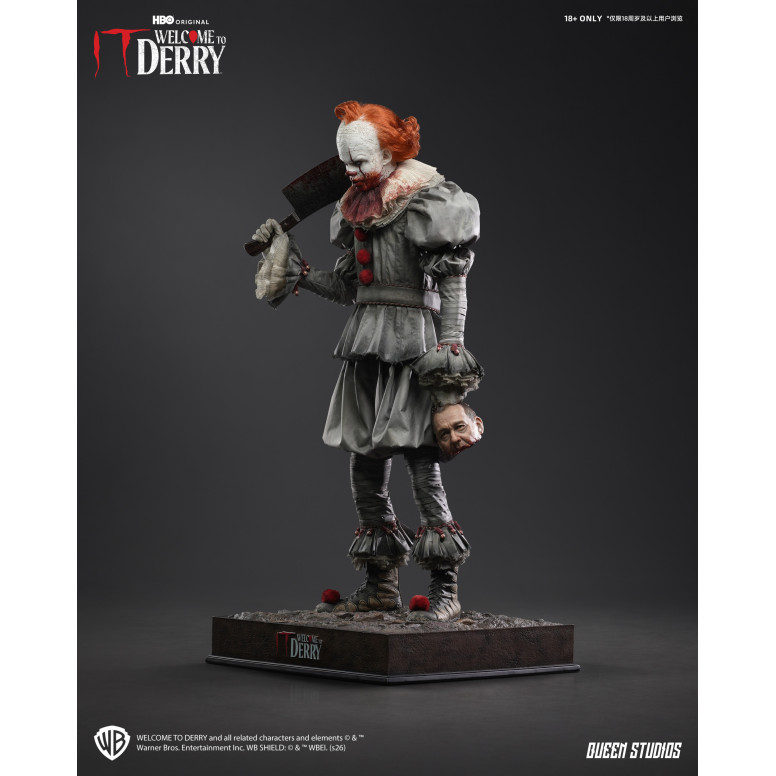 Queen Studios - Statua di Pennywise 1/3 "Welcome to Derry" - Versione standard
