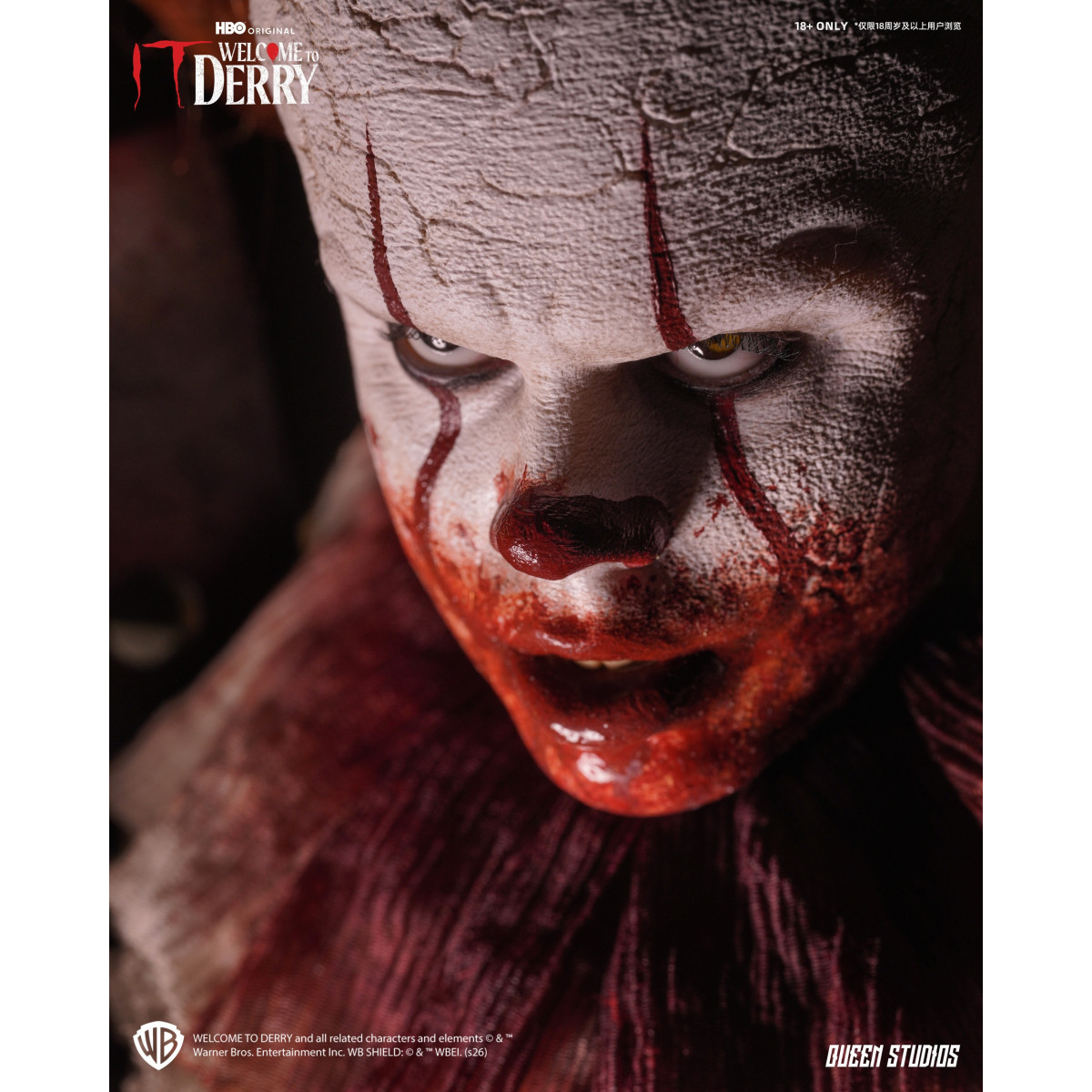 Queen Studios - Statua di Pennywise 1/3 "Welcome to Derry" - Versione standard