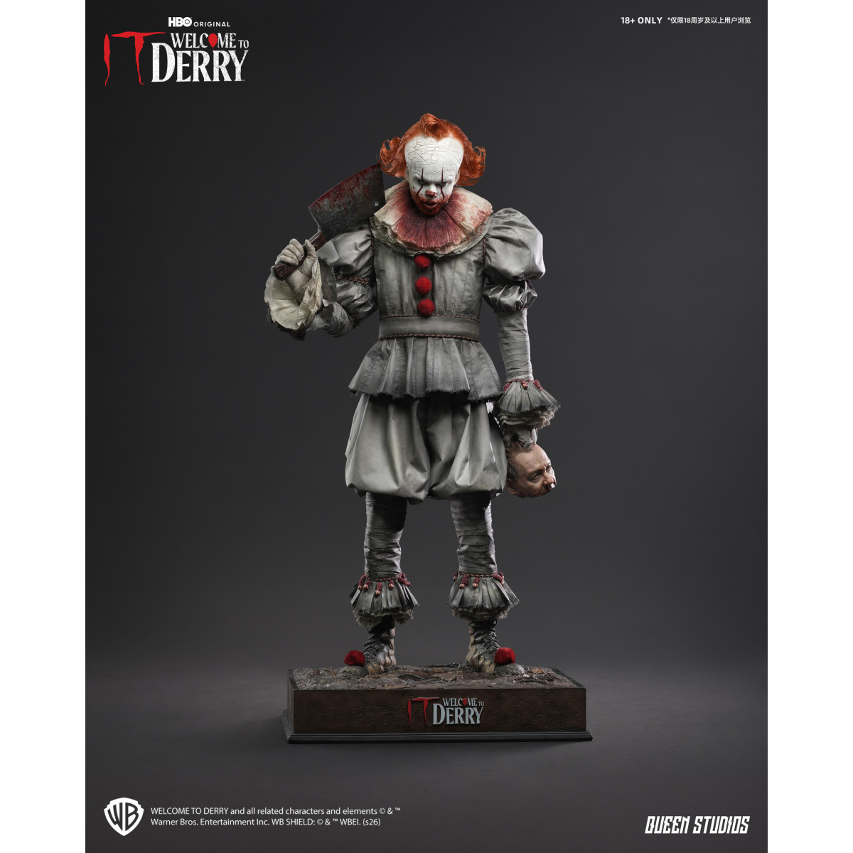 Queen Studios - Statua di Pennywise 1/3 "Welcome to Derry" Premium