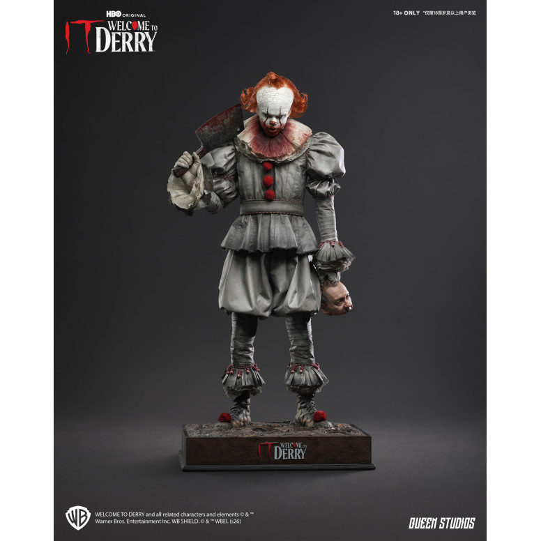 Queen Studios - Statua di Pennywise 1/3 "Welcome to Derry" Premium