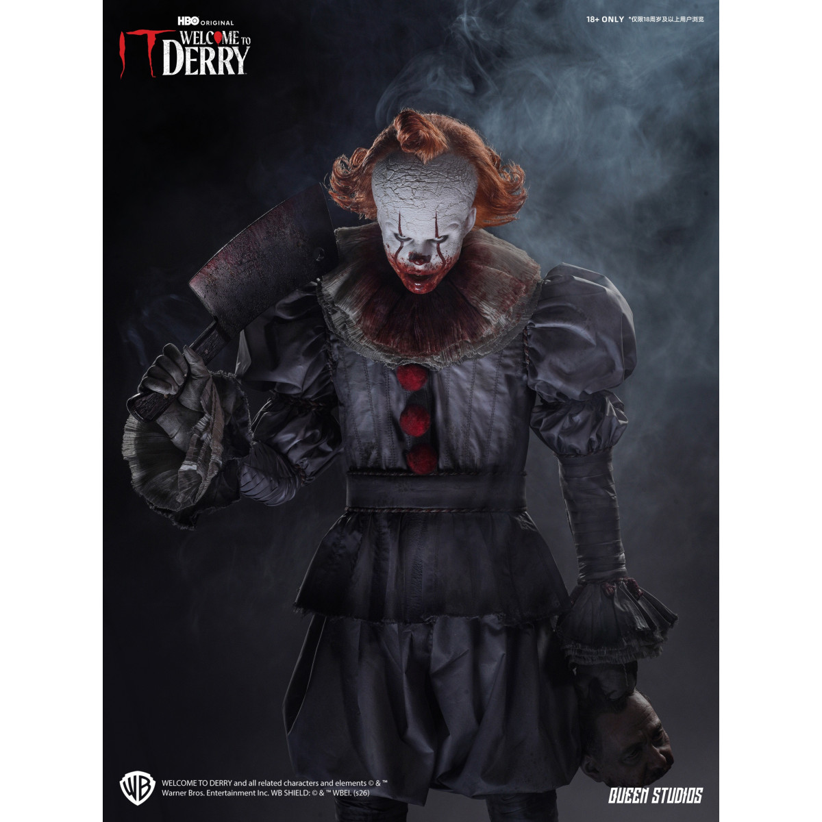 Queen Studios - Statua di Pennywise 1/3 "Welcome to Derry" Premium