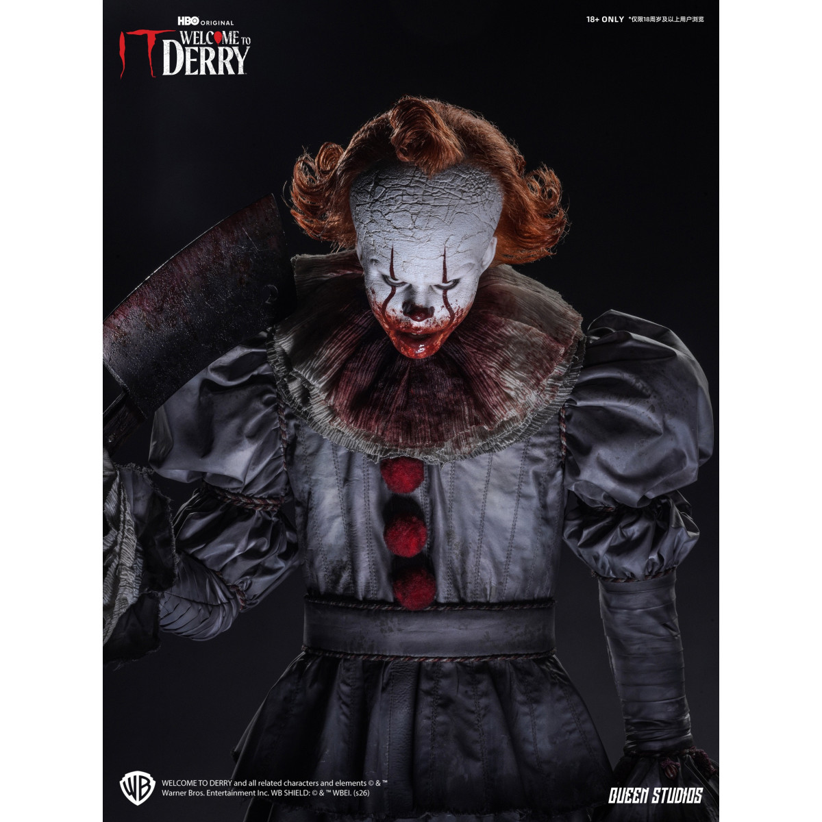 Queen Studios - Statua di Pennywise 1/3 "Welcome to Derry" Premium