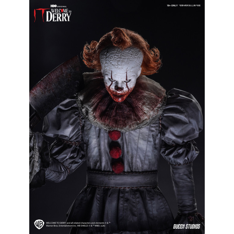 Queen Studios - Statua di Pennywise 1/3 "Welcome to Derry" Premium