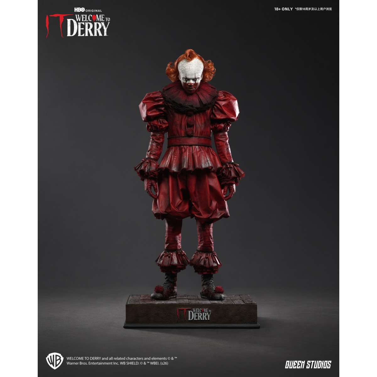 Queen Studios - Statua di Pennywise 1/3 "Welcome to Derry" Premium