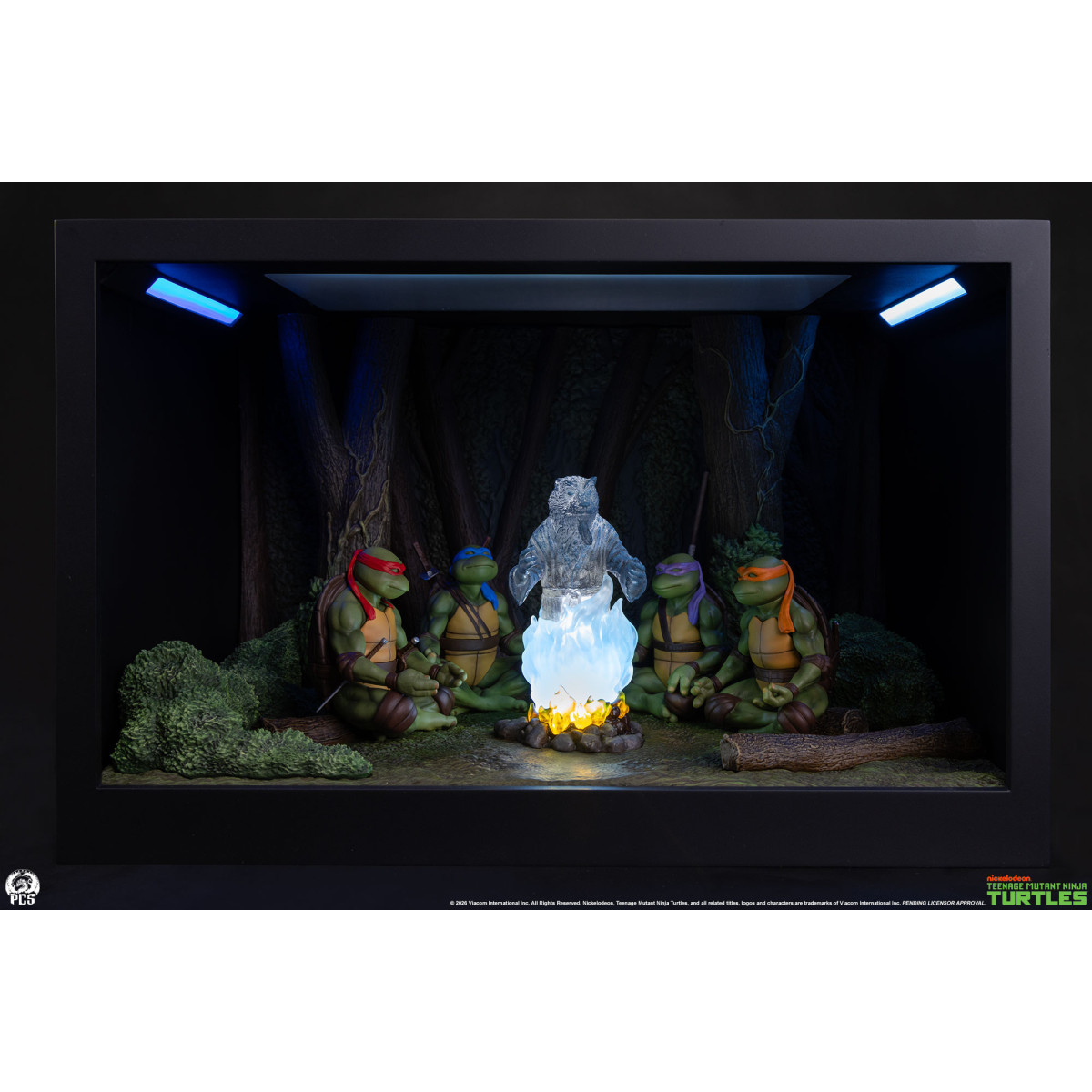 Premium Collectibles Studio PCS - Diorama in scala ridotta delle TMNT: "Lo spirito di Splinter"