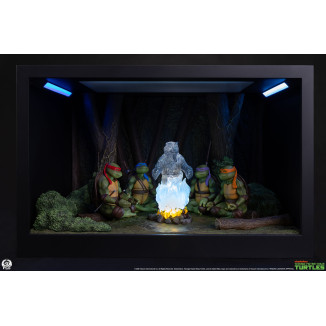 Premium Collectibles Studio PCS - Diorama in scala ridotta delle TMNT: "Lo spirito di Splinter"