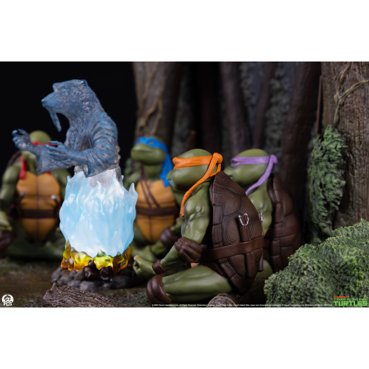 Premium Collectibles Studio PCS - Diorama in scala ridotta delle TMNT: "Lo spirito di Splinter"