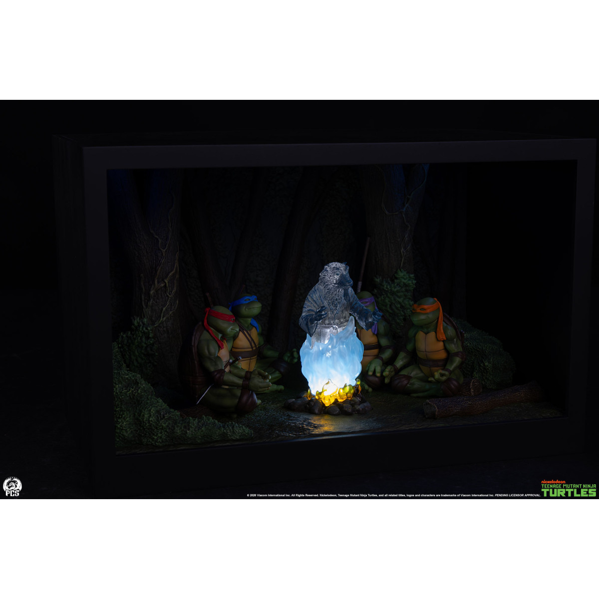 Premium Collectibles Studio PCS - Diorama in scala ridotta delle TMNT: "Lo spirito di Splinter"