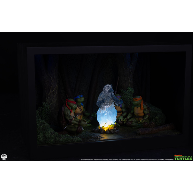 Premium Collectibles Studio PCS - Diorama in scala ridotta delle TMNT: "Lo spirito di Splinter"