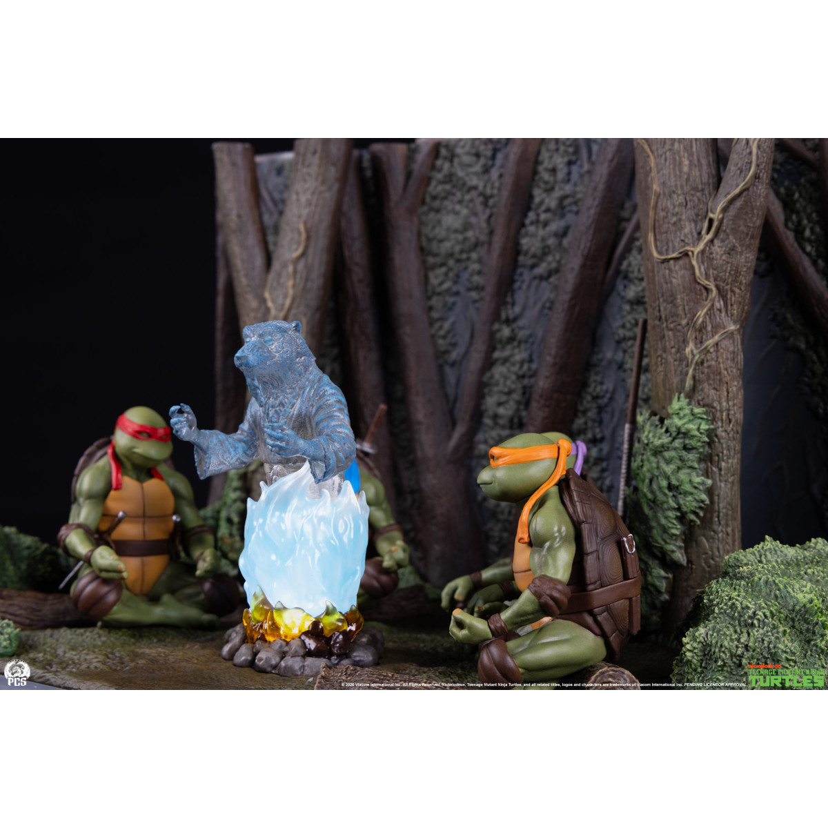 Premium Collectibles Studio PCS - Diorama in scala ridotta delle TMNT: "Lo spirito di Splinter"